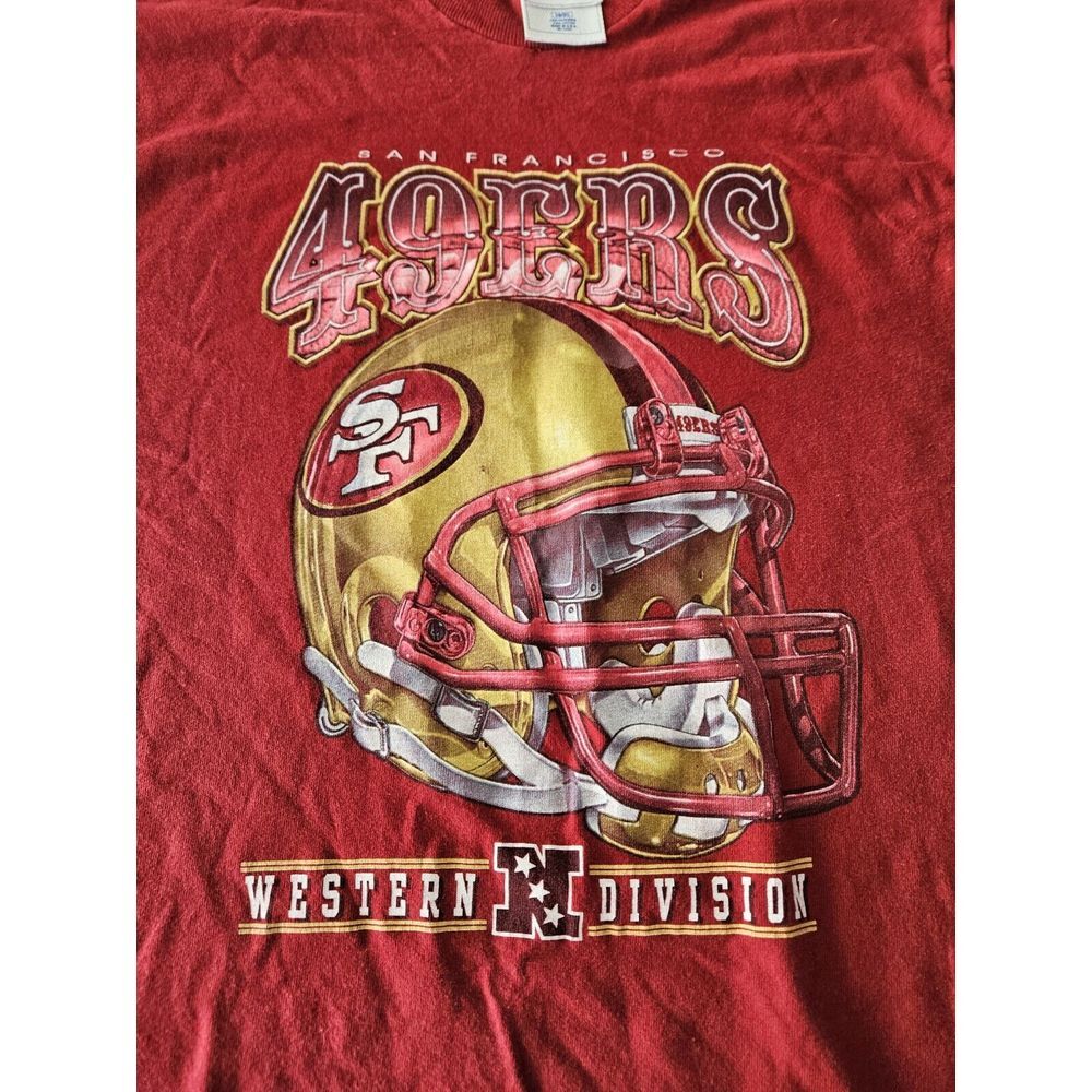 Vintage S.f. 49ers Tshirt Western Division Pro‎ Player Size 18/20